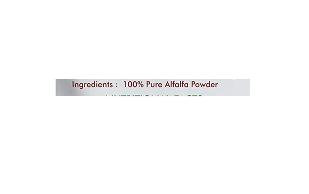 Holy Natural Alfalfa Powder    Pack  50 grams